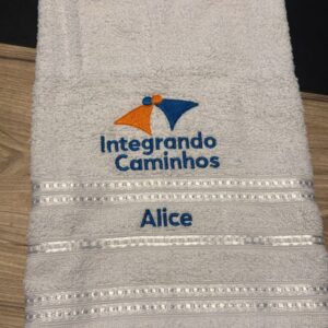 Toalha Bordada para natação